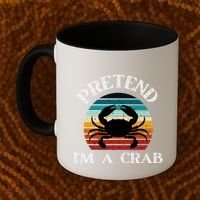 Pretend I'm A Crab Coffee Mug thumb 2