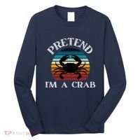 Pretend I'm A Crab Long Sleeve Shirt thumb 0