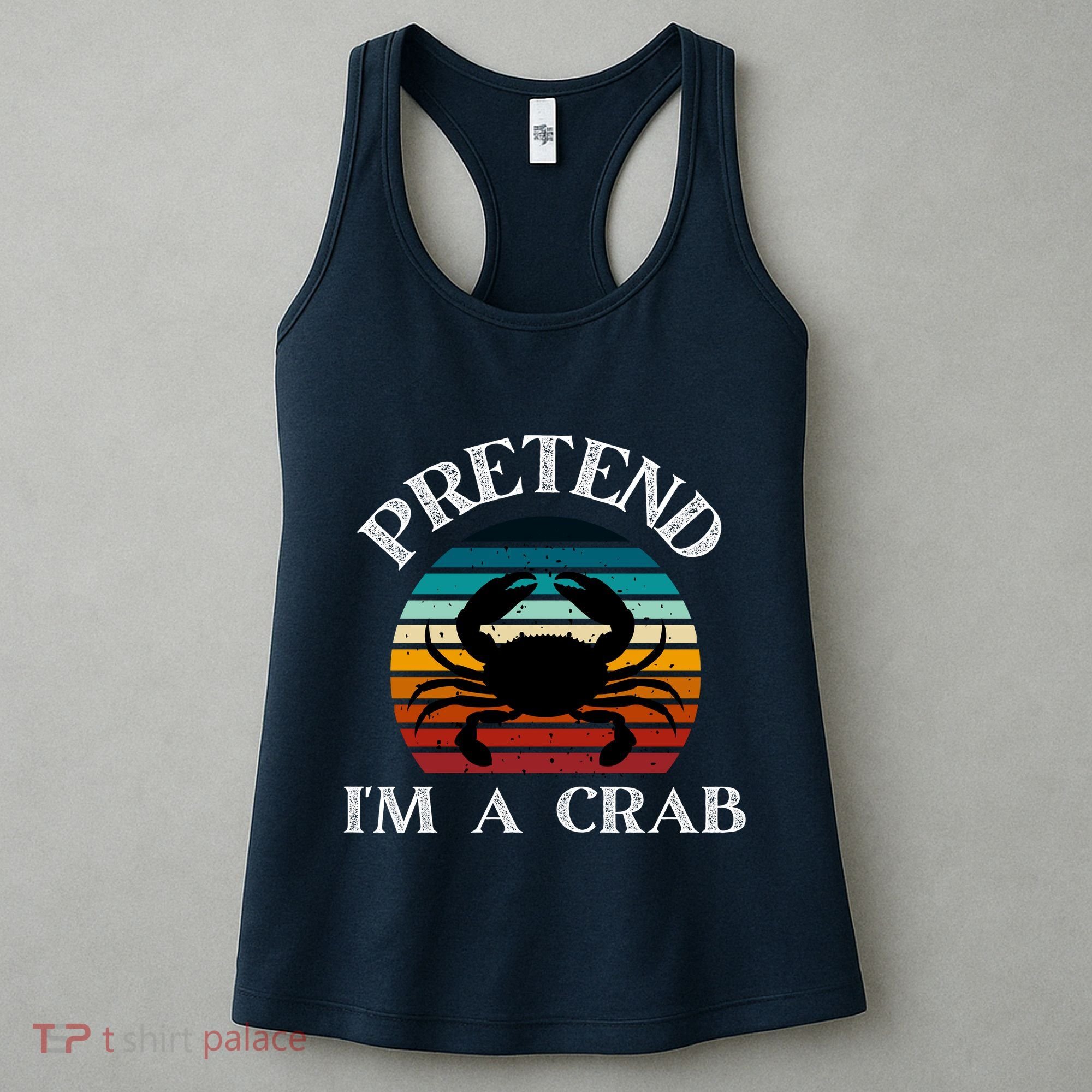 Pretend I'm A Crab Women's Tank Top