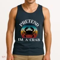 Pretend I'm A Crab Tank Top thumb 3