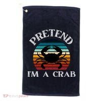 Pretend I'm A Crab Golf Towel thumb 0