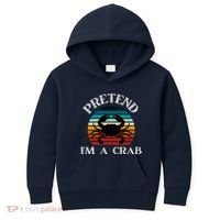 Pretend I'm A Crab Kids Hoodie thumb 0