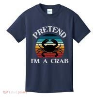 Pretend I'm A Crab Kids T-Shirt thumb 0