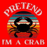 Pretend I'm A Crab Santa Hat thumb 1