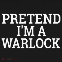 Pretend IM A Warlock Lazy Halloween Easy Costume Women's Hoodie thumb 2