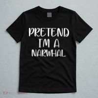 Pretend Im A Narwhal T-Shirt thumb 5