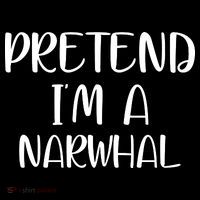 Pretend Im A Narwhal Toddler Hoodie thumb 2