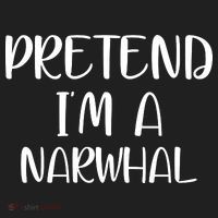 Pretend Im A Narwhal Golf Towel thumb 3