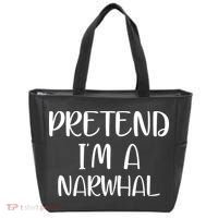 Pretend Im A Narwhal Tote Bag thumb 0
