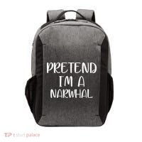 Pretend Im A Narwhal Vector Backpack thumb 0
