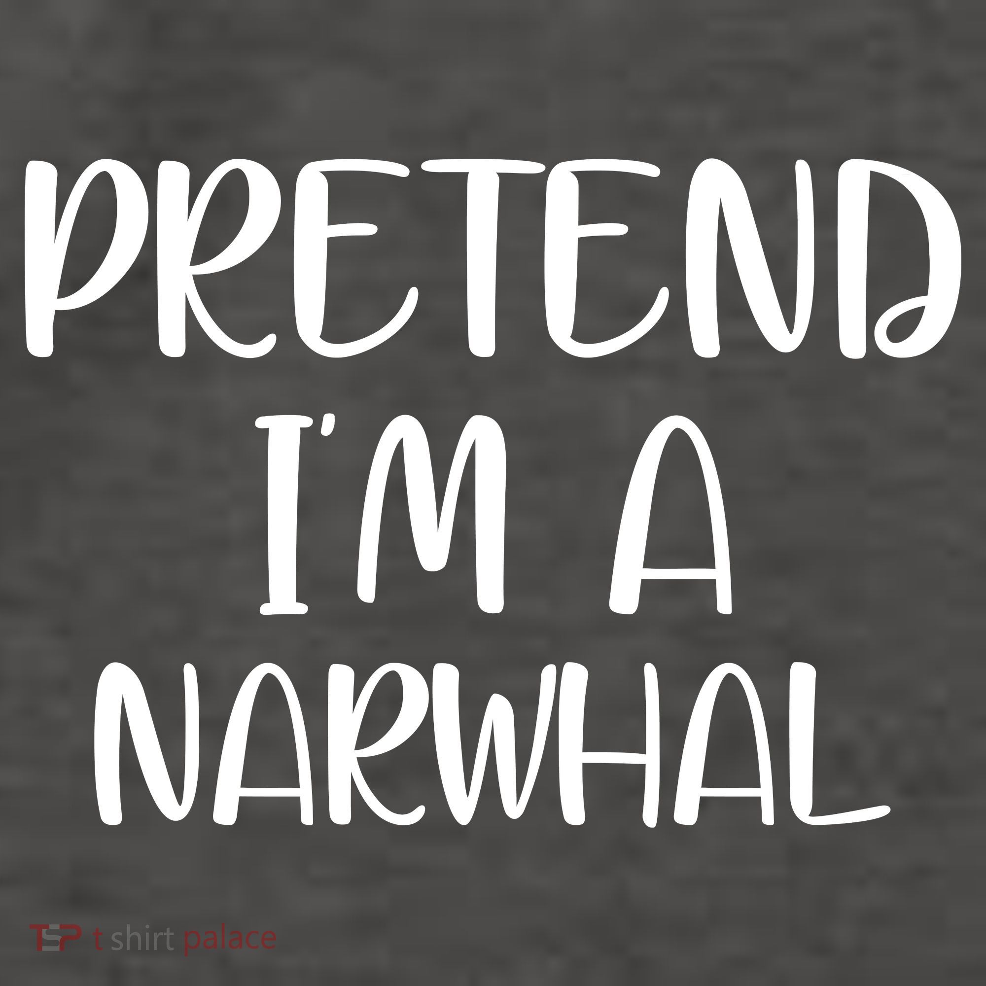 Pretend Im A Narwhal Vector Backpack