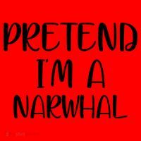 Pretend Im A Narwhal Santa Hat thumb 1