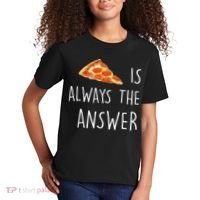 Pizza Is Always The Answer Funny Pizza Kids T-Shirt thumb 2