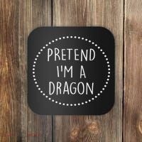 Pretend Im A Dragon Halloween Costume Coaster thumb 0