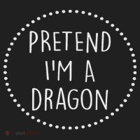 Pretend Im A Dragon Halloween Costume Golf Towel thumb 3