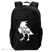 PRETEND I'M A CROW Funny Lazy Halloween Costume CROW Backpack thumb 0