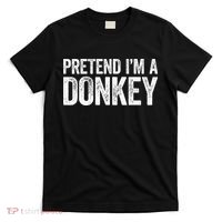 Pretend IM A Donkey Matching Costume T-Shirt thumb 0