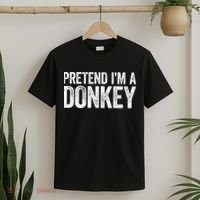 Pretend IM A Donkey Matching Costume T-Shirt thumb 2