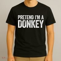 Pretend IM A Donkey Matching Costume T-Shirt thumb 3