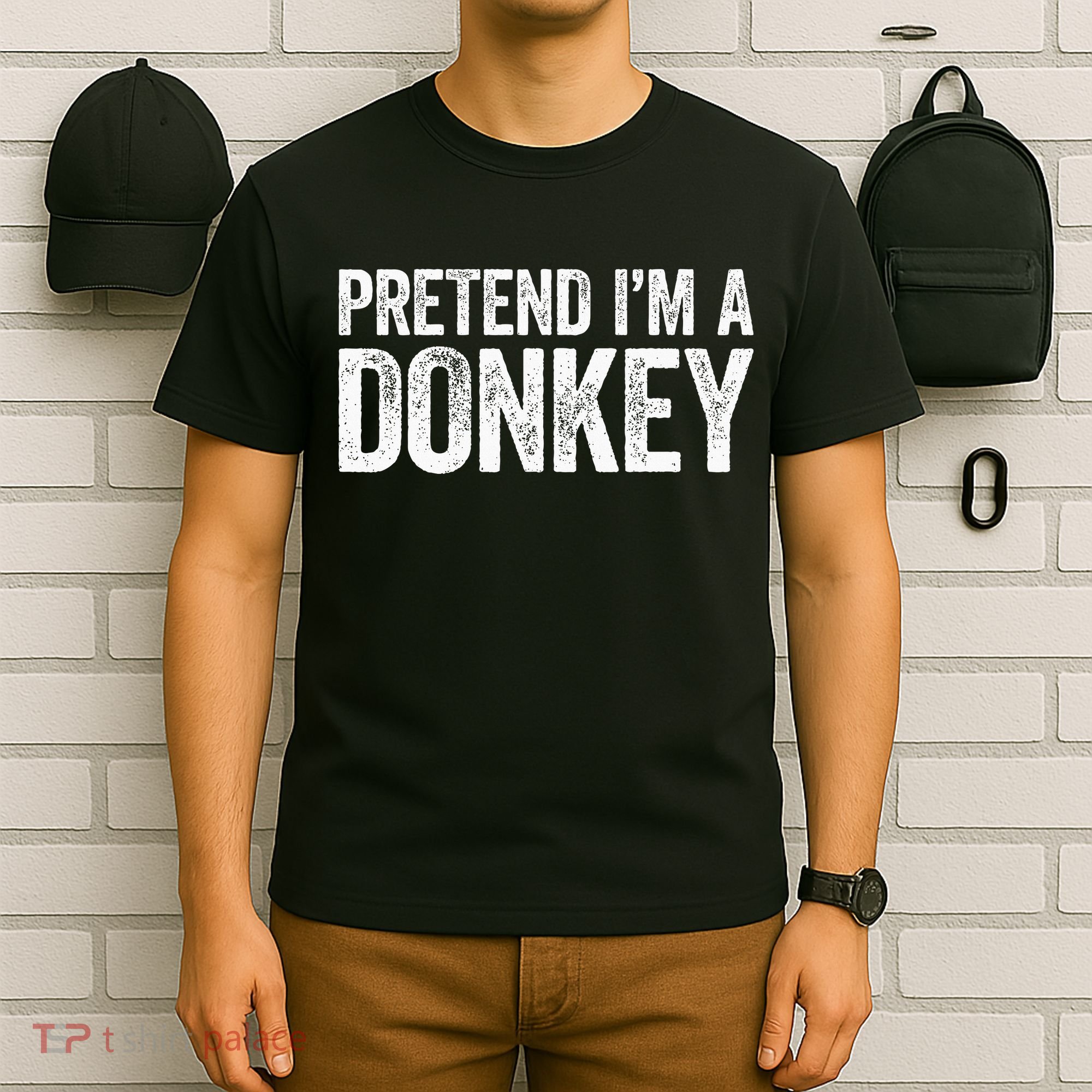 Pretend IM A Donkey Matching Costume T-Shirt