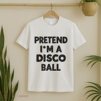 Pretend IM A Disco Ball T-Shirt thumb 2