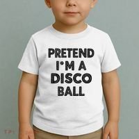 Pretend IM A Disco Ball Toddler T-Shirt thumb 2