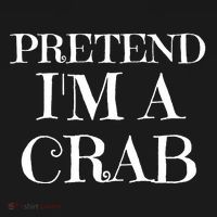Pretend I'm A Crab Funny Gag Costume Gift Women's Hoodie thumb 2