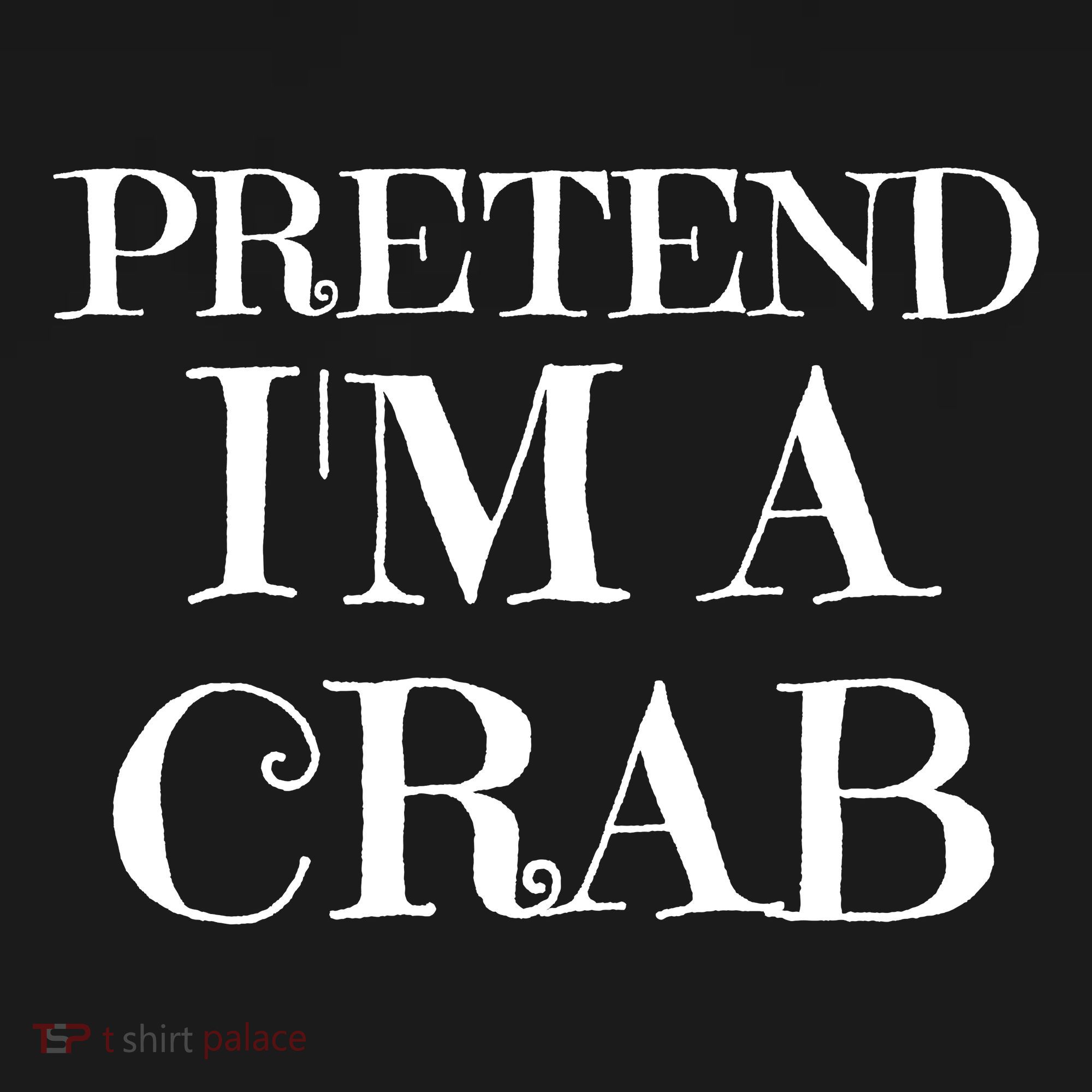 Pretend I'm A Crab Funny Gag Costume Gift Women's Hoodie