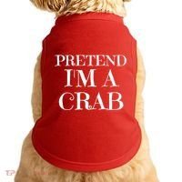 Pretend I'm A Crab Funny Gag Costume Gift Doggie Tank thumb 0