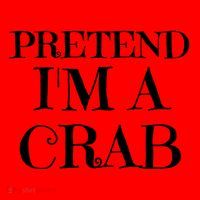 Pretend I'm A Crab Funny Gag Costume Gift Santa Hat thumb 1