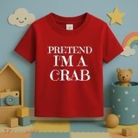 Pretend I'm A Crab Funny Gag Costume Gift Toddler T-Shirt thumb 3