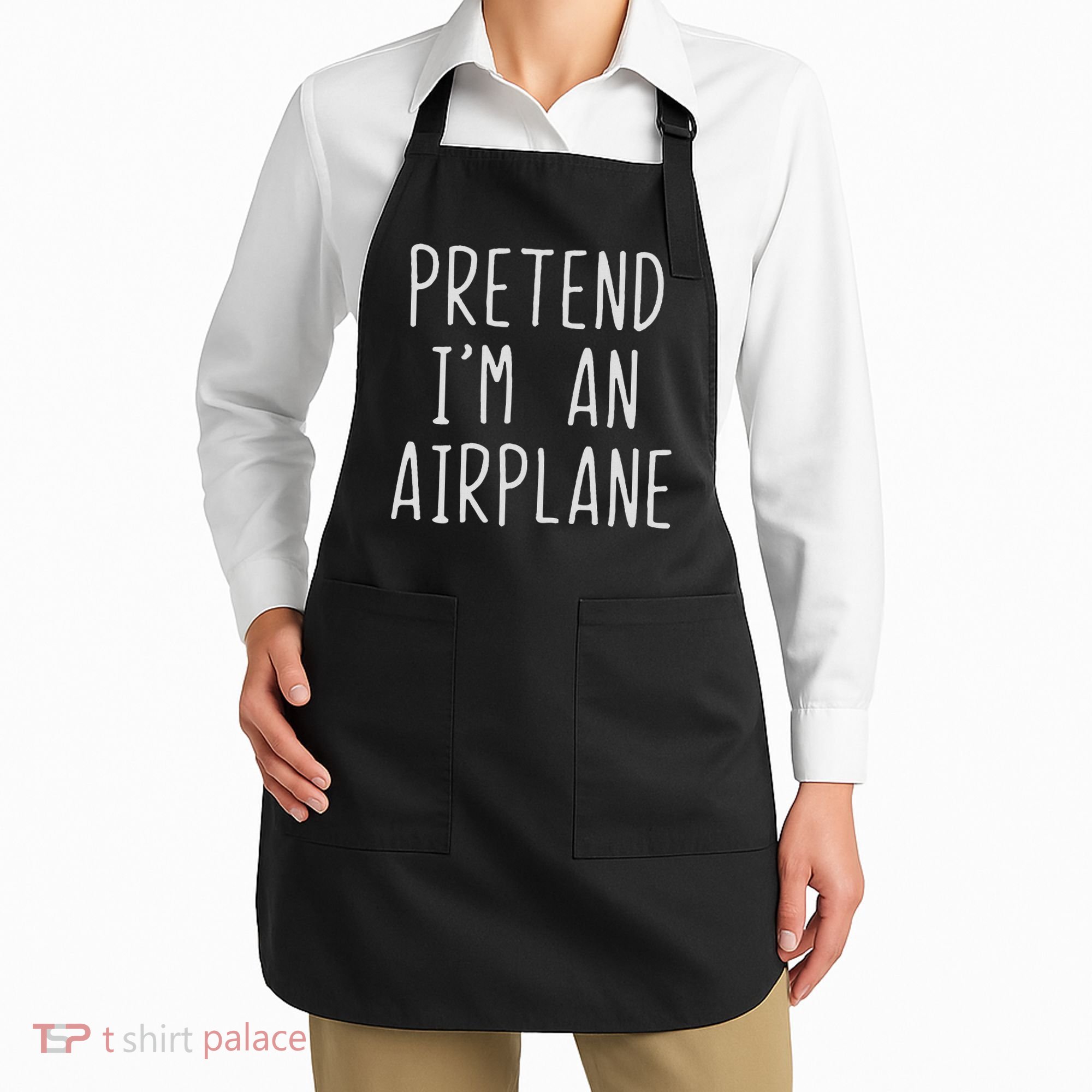 Pretend I'm Airplane Costume Halloween Lazy Easy Air Plane Apron