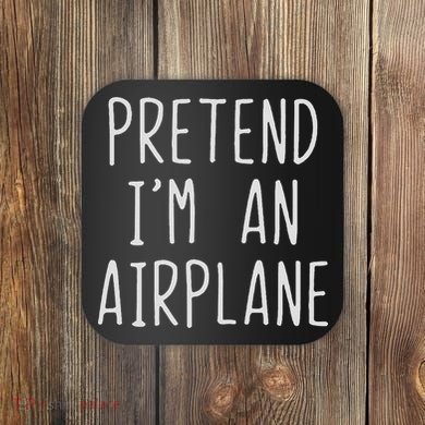 Pretend I'm Airplane Costume Halloween Lazy Easy Air Plane Coaster