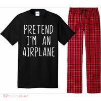 Pretend I'm Airplane Costume Halloween Lazy Easy Air Plane Pajama Set thumb 0