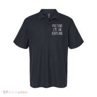 Pretend I'm Airplane Costume Halloween Lazy Easy Air Plane Polo thumb 0