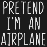 Pretend I'm Airplane Costume Halloween Lazy Easy Air Plane Women's Hoodie thumb 2