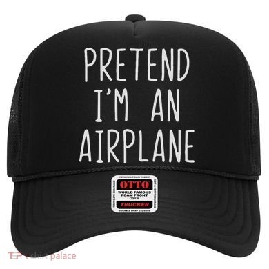 Pretend I'm Airplane Costume Halloween Lazy Easy Air Plane Hat