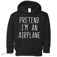 Pretend I'm Airplane Costume Halloween Lazy Easy Air Plane Toddler Hoodie thumb 0