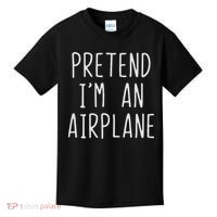 Pretend I'm Airplane Costume Halloween Lazy Easy Air Plane Kids T-Shirt thumb 0