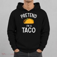Pretend Im A Taco Easy Lazy Costume For Halloween Party Hoodie thumb 0