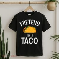 Pretend Im A Taco Easy Lazy Costume For Halloween Party T-Shirt thumb 2