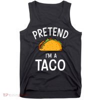 Pretend Im A Taco Easy Lazy Costume For Halloween Party Tank Top thumb 0