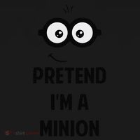 Pretend IM A Minion Costume Party Funny Halloween Minion Women's Hoodie thumb 2