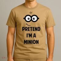 Pretend IM A Minion Costume Party Funny Halloween Minion T-Shirt thumb 3