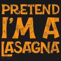 Pretend Im A Im Lasagna Pasta Halloween Costume Pajama Set thumb 2