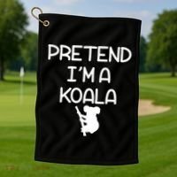 Pretend I'm A Kola Golf Towel thumb 1