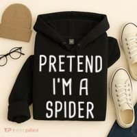 Pretend I'm A Spider Halloween Costume Hoodie thumb 4