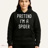 Pretend I'm A Spider Halloween Costume Hoodie thumb 5