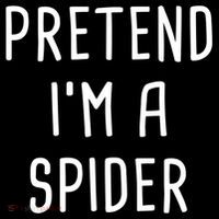 Pretend I'm A Spider Halloween Costume Women's Hoodie thumb 2