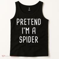 Pretend I'm A Spider Halloween Costume Tank Top thumb 2